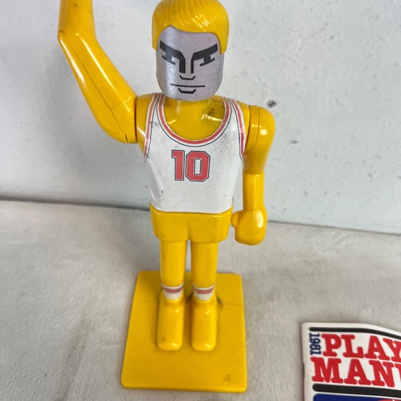 Vintage Schaper 1976 Basketball Player, Ball Stickers Super Jock 81 players man - Picture 4 of 12